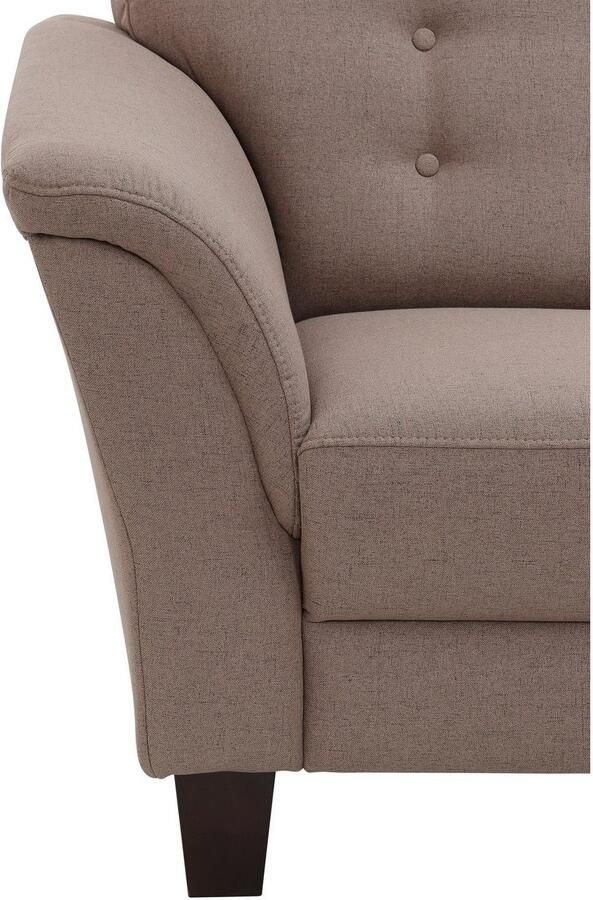 Home affaire Récamier Trondheim vrijstaand met binnenvering capitonnage achter poten van beukenhout - Foto 3