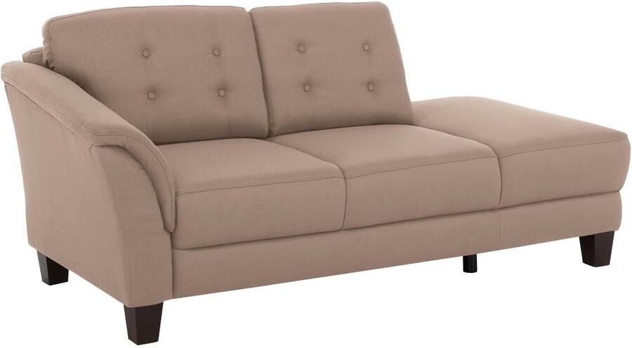 Home affaire Récamier Trondheim vrijstaand met binnenvering capitonnage achter poten van beukenhout - Foto 3