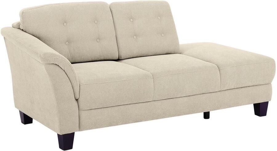 Home affaire Récamier Trondheim vrijstaand met binnenvering capitonnage achter poten van beukenhout - Foto 3