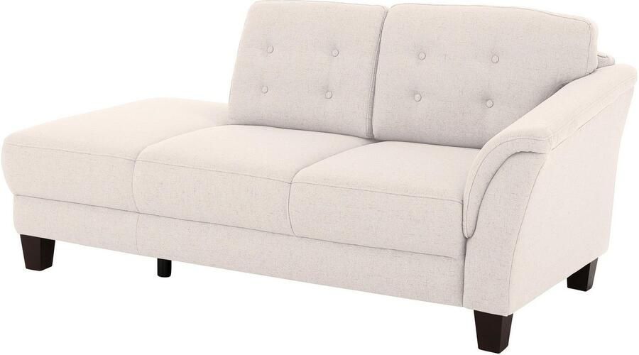 Home affaire Récamier Trondheim vrijstaand met binnenvering capitonnage achter poten van beukenhout - Foto 4