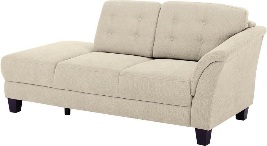 Home affaire Récamier Trondheim vrijstaand met binnenvering capitonnage achter poten van beukenhout - Foto 4