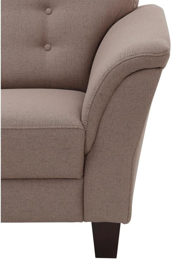 Home affaire Récamier Trondheim vrijstaand met binnenvering capitonnage achter poten van beukenhout - Foto 5