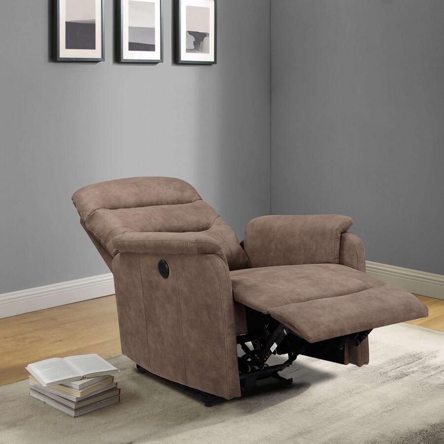 Home affaire Relaxfauteuil Coullon tv-stoel met slaapfunctie - Foto 2