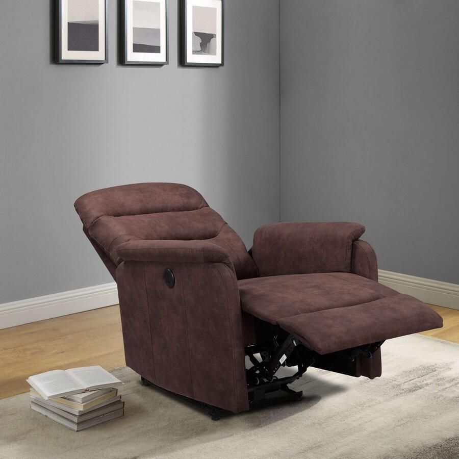 Home affaire Relaxfauteuil Coullon tv-stoel met slaapfunctie - Foto 2