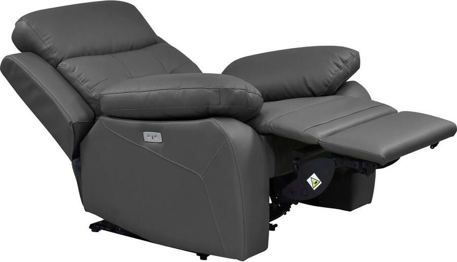 Home affaire Relaxfauteuil Lannilis met ligfunctie tv-stoel met handmatige of elektrische relaxfunctie lichtgrijs - Foto 14