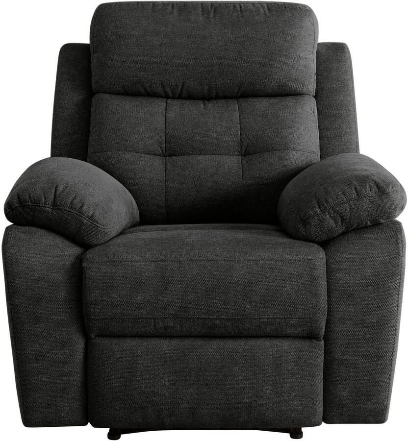 Home affaire Relaxfauteuil Lannilis met ligfunctie tv-stoel met handmatige of elektrische relaxfunctie lichtgrijs - Foto 2