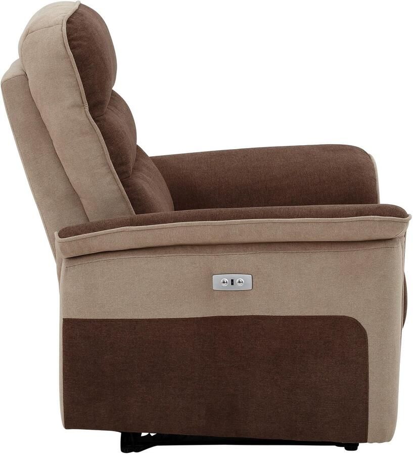 Home affaire Relaxfauteuil Maldini TV-stoel met elektrische relaxfunctie en usb-stekkeraansluiting breedte 109 cm - Foto 5