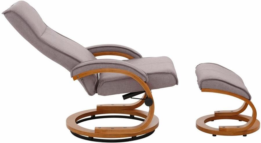 Home affaire Relaxfauteuil Paris tv-stoel met poef en handmatige ligfunctie (set 2 stuks) - Foto 10