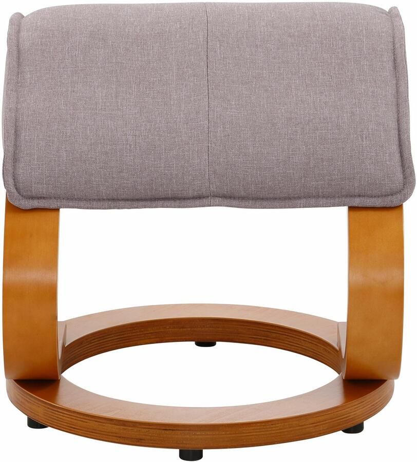 Home affaire Relaxfauteuil Paris tv-stoel met poef en handmatige ligfunctie (set 2 stuks) - Foto 4