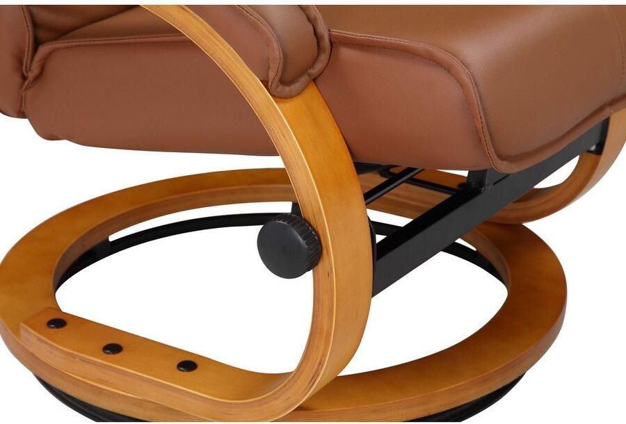 Home affaire Relaxfauteuil Paris tv-stoel met poef en handmatige ligfunctie (set 2 stuks) - Foto 4