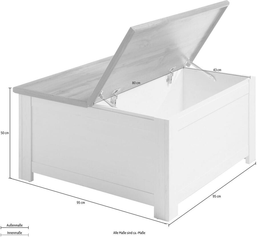 Home affaire Salontafel Cremona Hoogte 50 cm - Foto 2