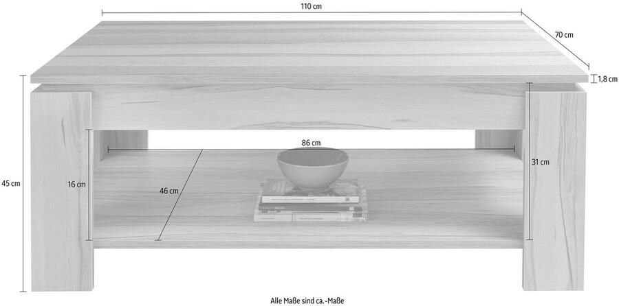 Home affaire Salontafel FCT Breedte 110 cm - Foto 2