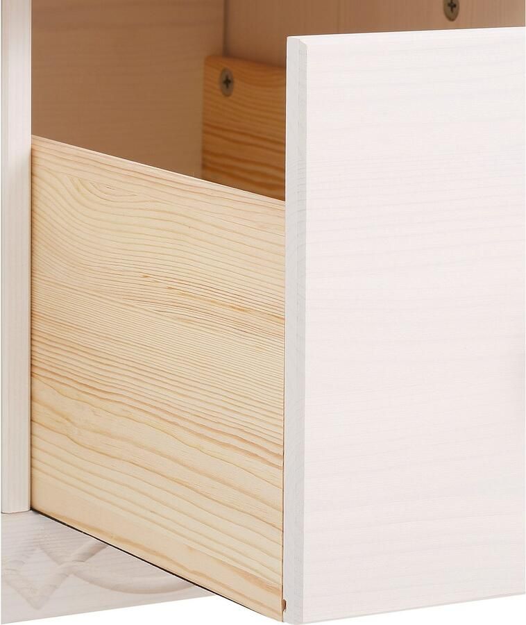 Home affaire Salontafel Indra van massief dennenhout fsc met opbergruimte discreet ornament - Foto 3