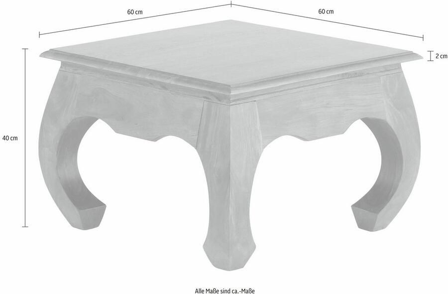 Home affaire Salontafel Kumar met gekrulde poten in 2 breedten - Foto 7