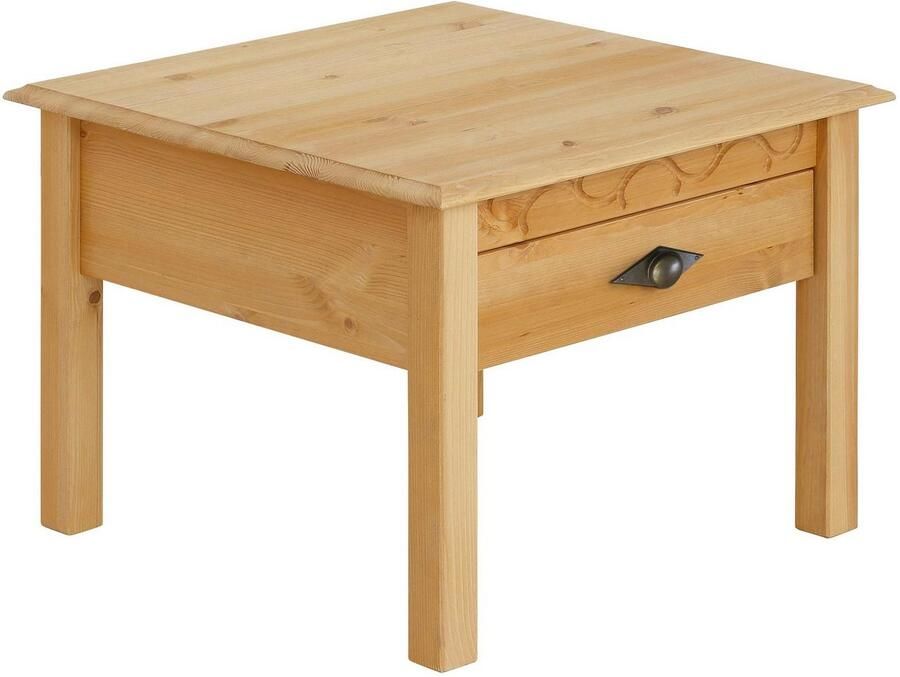 Home affaire Salontafel Laura TOPSELLER! 60 60 cm met een lade extra opbergruimte - Foto 3