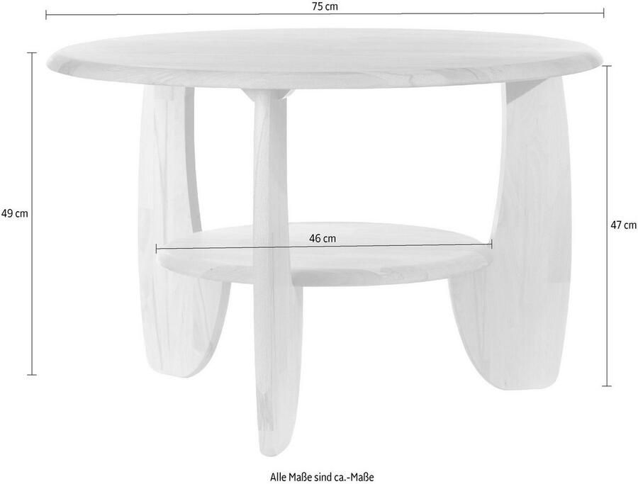 Home affaire Salontafel LENNY in rond ontwerp - Foto 2