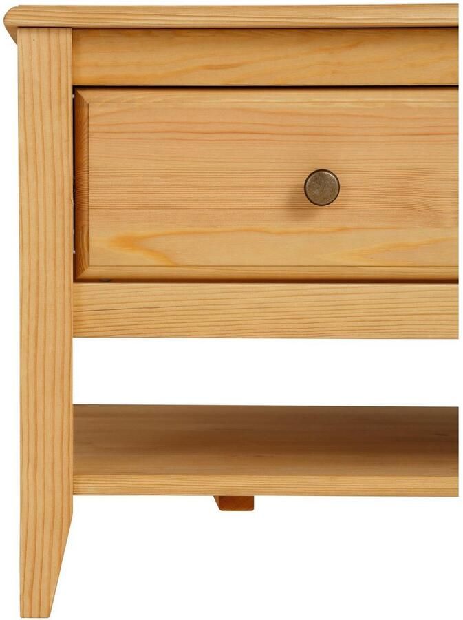 Home affaire Salontafel Leonis Breedte 89 cm met lades en legplank van massief grenen - Foto 4
