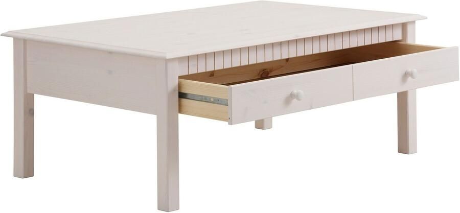 Home affaire Salontafel Lisa TOPSELLER! met grote lade breedte 110 cm landhuisstijl - Foto 5