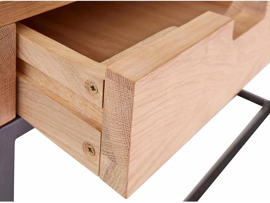 Home affaire Salontafel Rava in 2 afmetingen van massief eiken - Foto 4