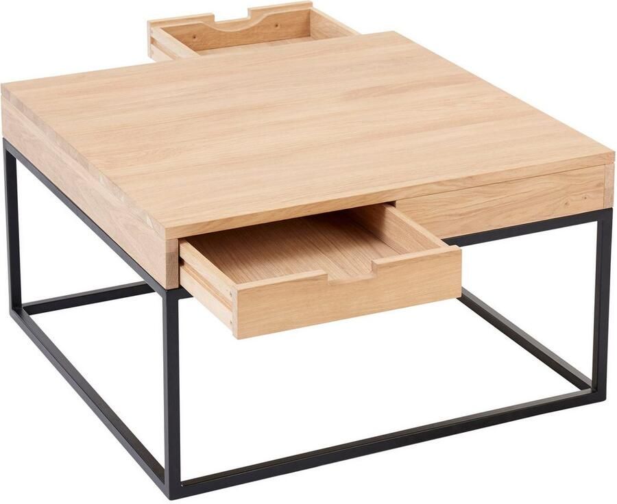 Home affaire Salontafel Rava in 2 afmetingen van massief eiken