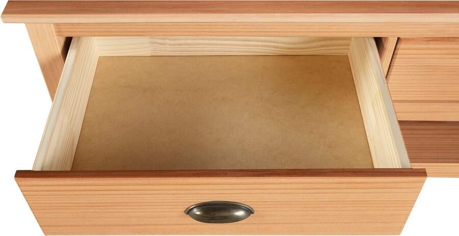 Home affaire Salontafel Schröder met 2 laden en 1 plank van massief grenenhout - Foto 6