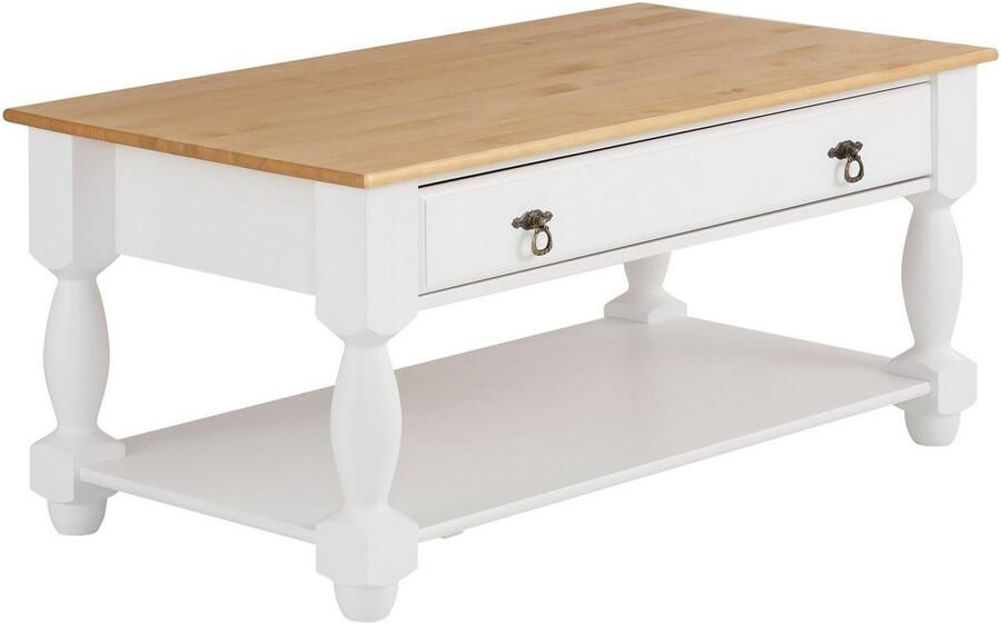 Home affaire Salontafel Sulm met een lade en een plank - Foto 4