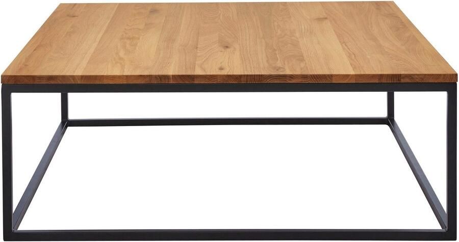 Home affaire Salontafel Voorst van massief eiken en metalen frame - Foto 10