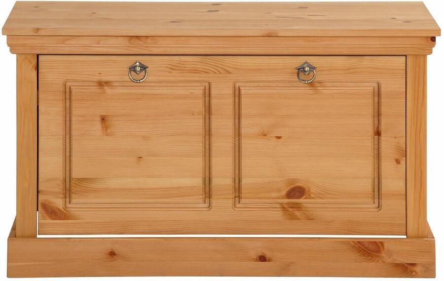 Home affaire Schoenenbank Basilico Breedte 90 cm zithoogte 52 cm cassette-look van massief hout FSC - Foto 6