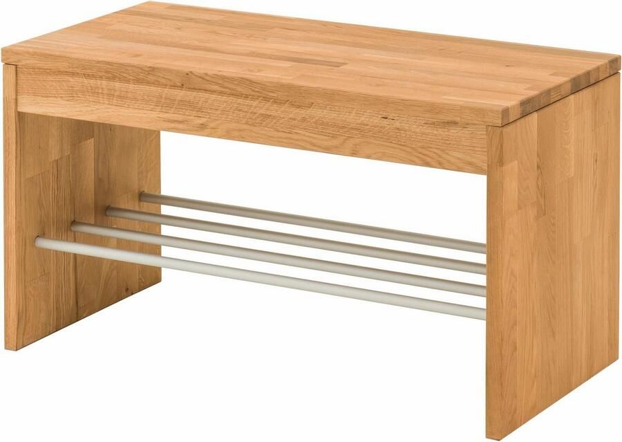 Home affaire Schoenenbank Dura van massief wildeikenhout of beuken breedte 82 cm - Foto 3