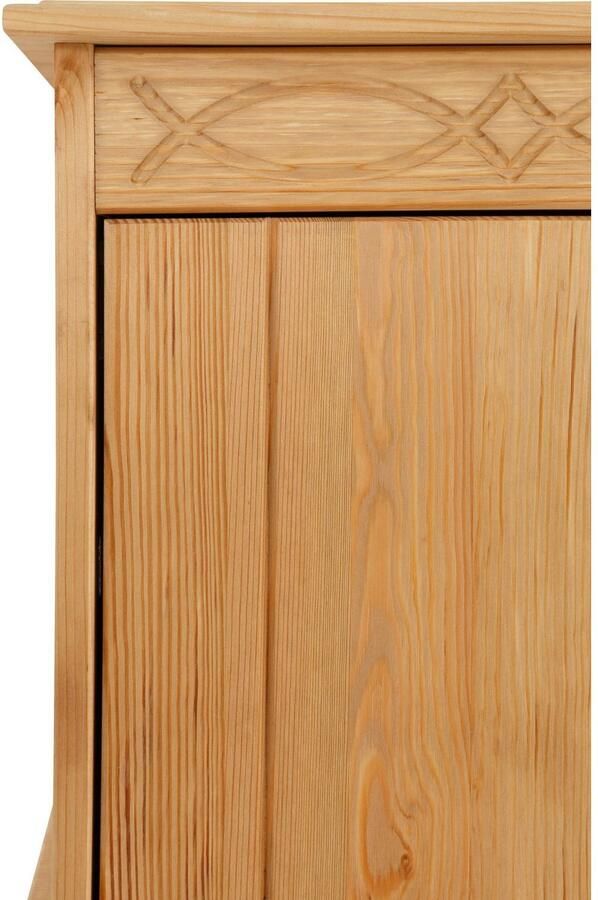 Home affaire Schoenenbank Indra van massief dennenhout fsc breedte 90 cm discreet ornament - Foto 5