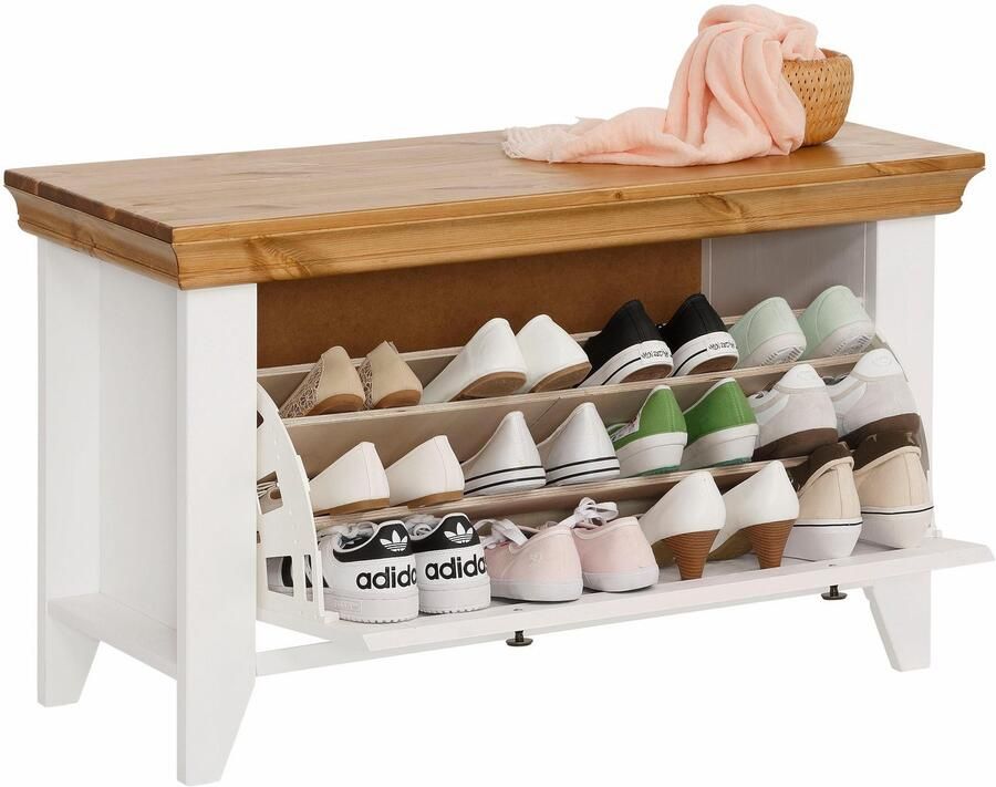 Home affaire Schoenenbank Skandinavia van massief grenen - Foto 3