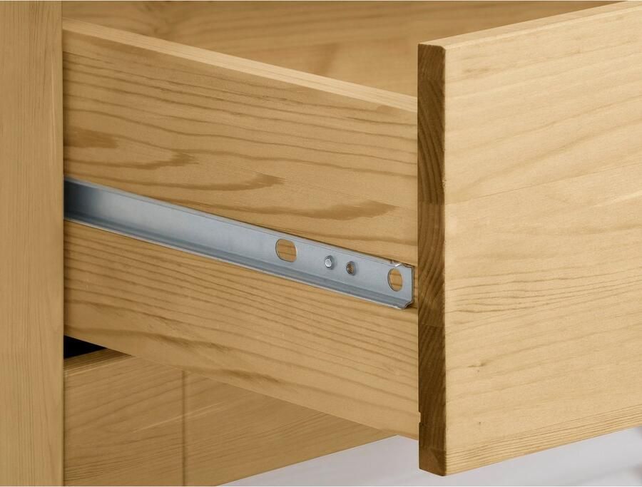 Home affaire Schoenenkast Ayanna commode voor ongeveer 9 paar schoenen Schoenkast van massief dennenhout FSC breedte 94 cm - Foto 5