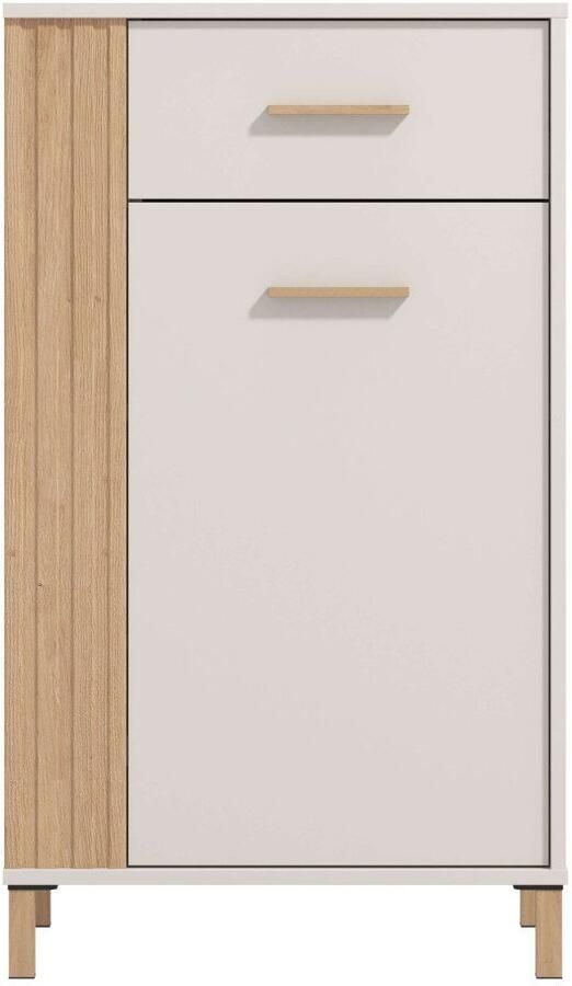 Home affaire Schoenenkast Belfort schoenenkast schoenenrek hoogte 103 cm twee inlegplanken 4 vakken met lade in kasjmierkleur - Foto 5