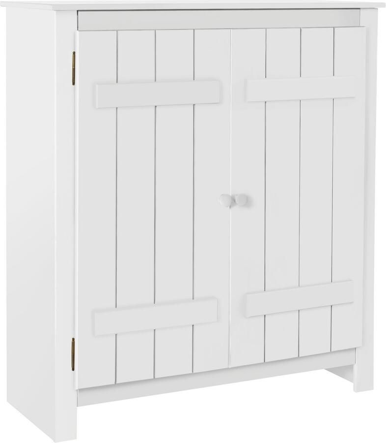 Home affaire Schoenenkast Bertram Massief hout 2 verstelbare planken magneetsluiting hoogte 110 cm - Foto 4
