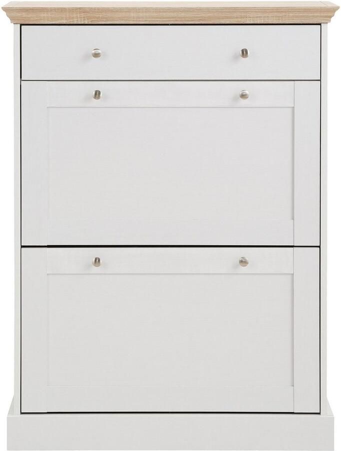 Home affaire Schoenenkast Binz met mooie metalen handgrepen en vele opbergmogelijkheden hoogte 105 cm - Foto 4