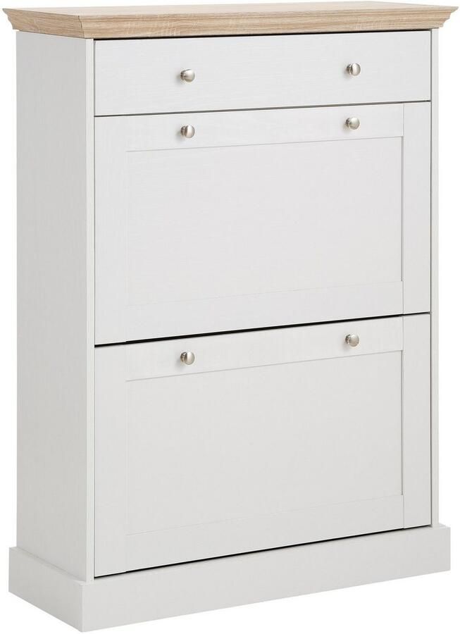 Home affaire Schoenenkast Binz met mooie metalen handgrepen en vele opbergmogelijkheden hoogte 105 cm - Foto 6