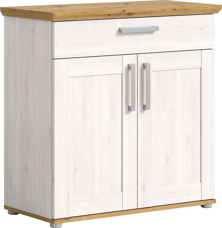 Home affaire Schoenenkast Cosenza Breedte 95 cm 2 Deuren 2 Planken 1 Lade 2-kleurig - Foto 12