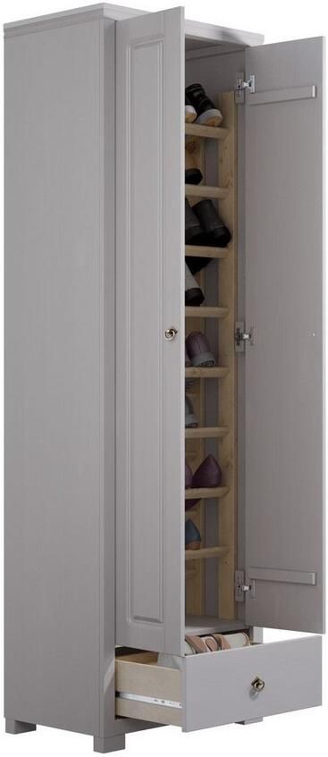 Home affaire Schoenenkast Gotland van massief grenen fsc -gecertificeerd hoogte 193 cm - Foto 3