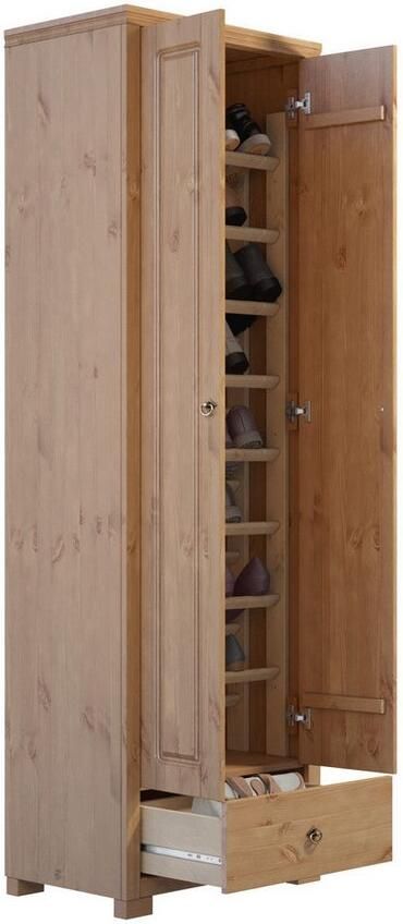 Home affaire Schoenenkast Gotland van massief grenen fsc -gecertificeerd hoogte 193 cm - Foto 5