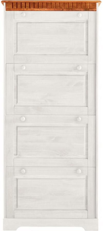 Home affaire Schoenenkast Lisa met 4 kleppen hoogte 172 cm breedte 75 cm - Foto 5