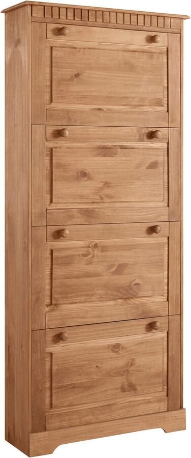 Home affaire Schoenenkast Lisa met 4 kleppen hoogte 172 cm breedte 75 cm - Foto 6