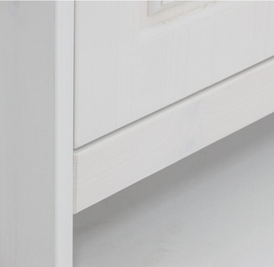 Home affaire Schoenenkast Lukas Gemaakt van massief grenen decoratief gefreesd - Foto 2