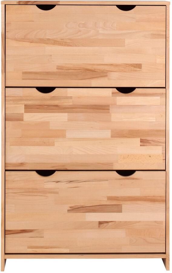 Home affaire Schoenenkast Maximus Hoogte 130 cm met 3 dubbele schoenenvakken - Foto 4