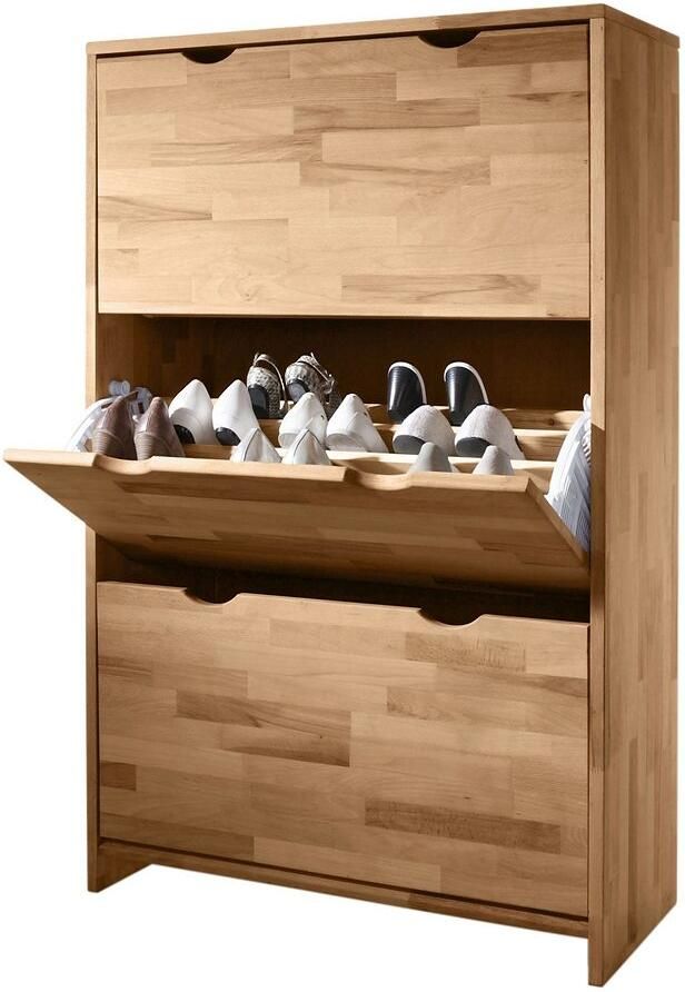 Home affaire Schoenenkast Maximus Hoogte 130 cm met 3 dubbele schoenenvakken - Foto 2