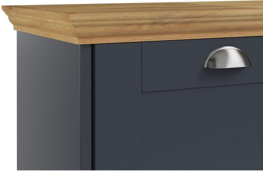 Home affaire Schoenenkast Motala met 3 kleppen plaats voor 18-20 paar schoenen breedte 80 cm hoogte 132 cm - Foto 2