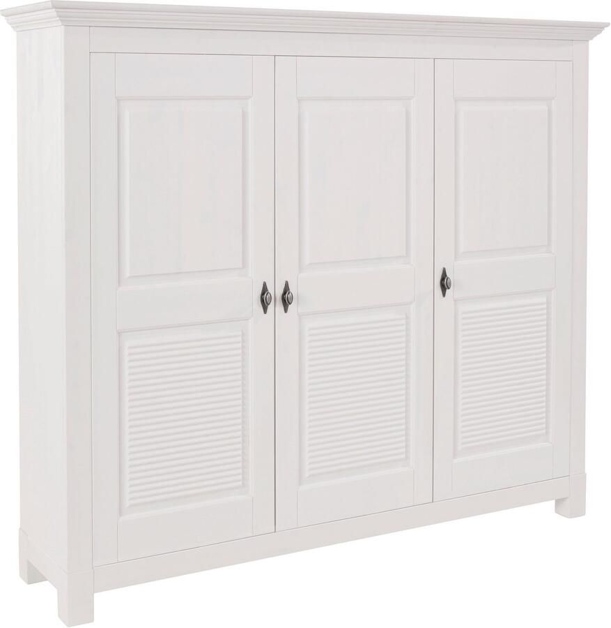 Home affaire Schoenenkast Rauna van massief grenen veel bergruimte