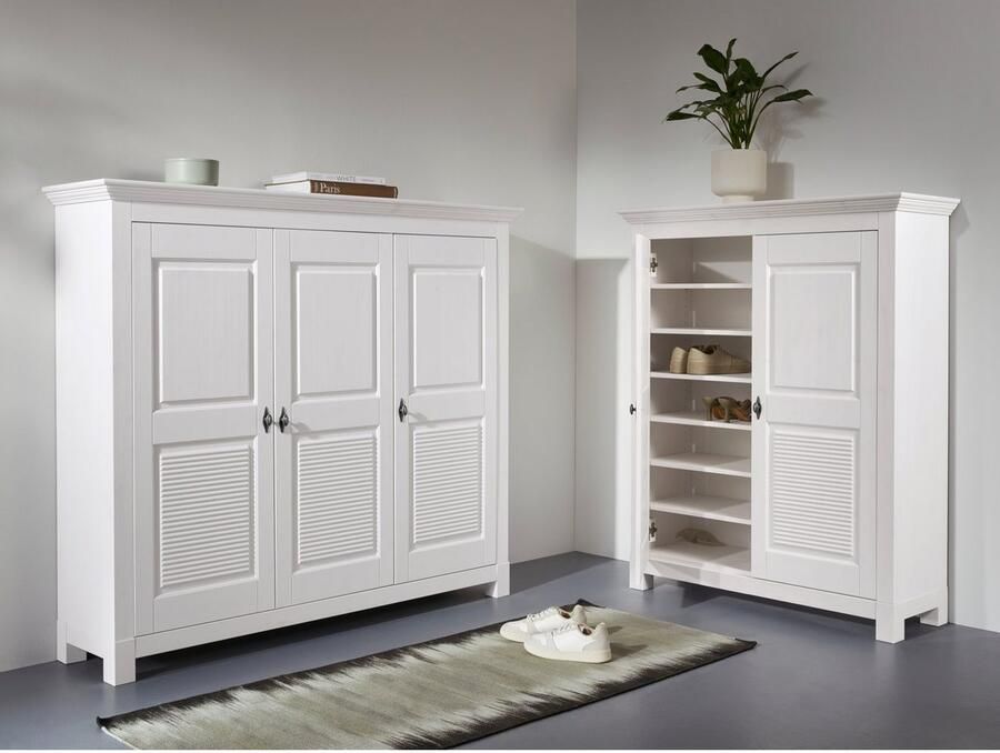 Home affaire Schoenenkast Rauna van massief grenen veel bergruimte - Foto 5