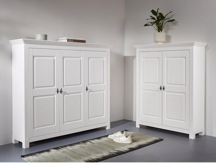 Home affaire Schoenenkast Rauna van massief grenen veel bergruimte - Foto 4