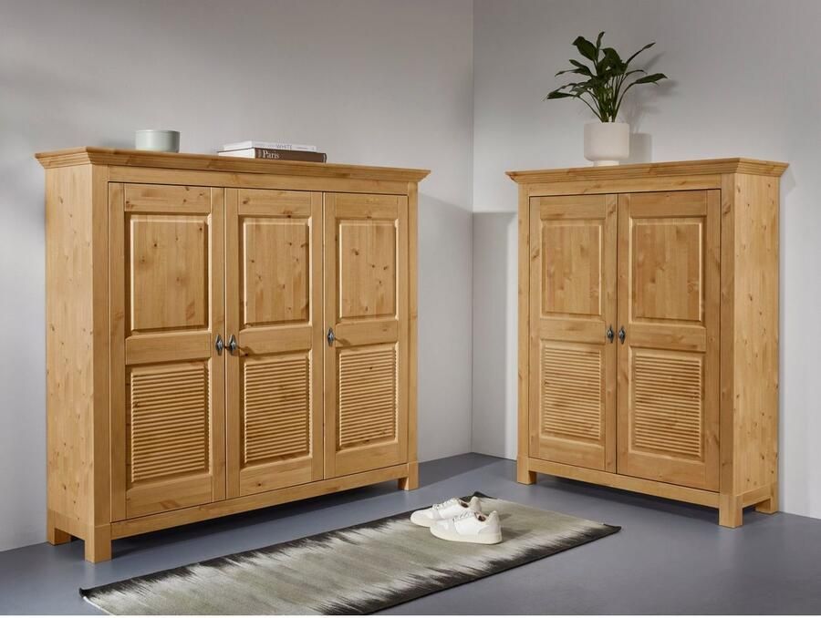 Home affaire Schoenenkast Rauna van massief grenen veel bergruimte - Foto 6