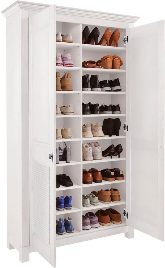 Home affaire Schoenenkast Rauna van massief grenen veel bergruimte - Foto 4